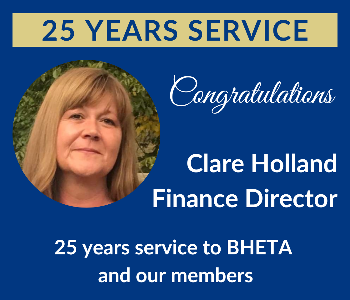 Congratulations to Clare Holland on 25 years service