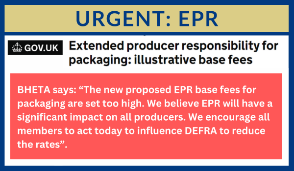 BHETA advises suppliers about new EPR regulations